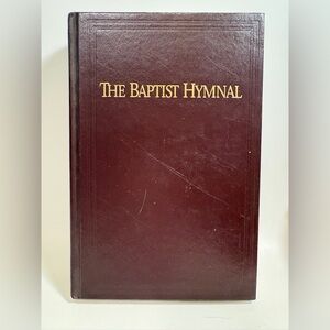 The Baptist Hymnal Church Song Book Crimson Dark Hardcover 1991